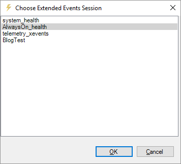Dave Mason SQL Server Extended Event Handling Via GUI